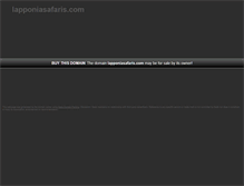 Tablet Screenshot of lapponiasafaris.com